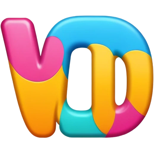 word UYI in bold colorful font as single unit emoji