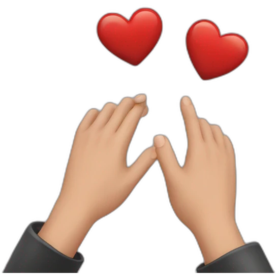 mano cuore emoji