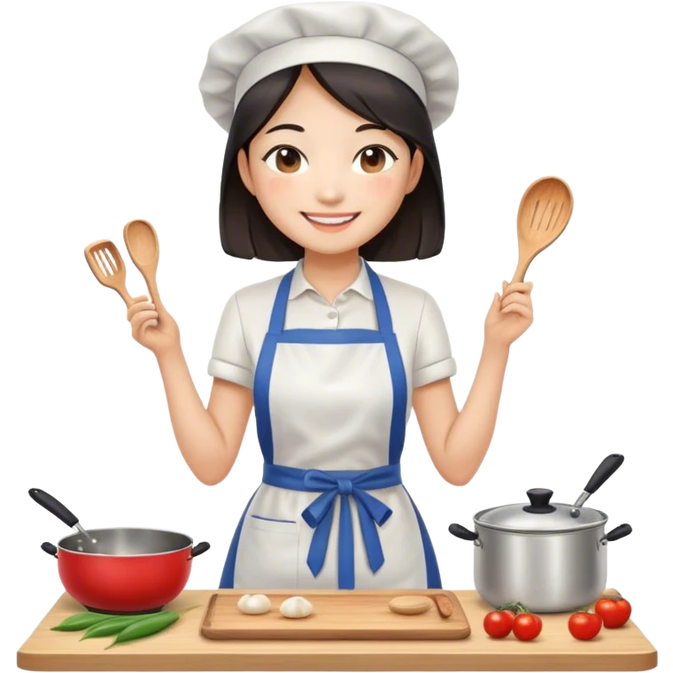爱做饭的女孩 emoji