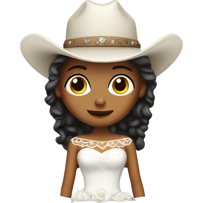 Cowboy bride emoji
