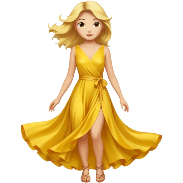 yellow dress emoji