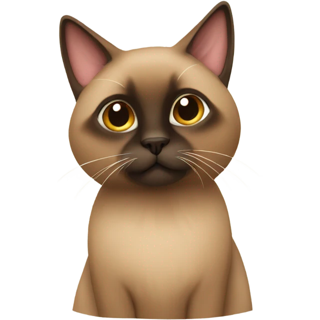 Brown siamese cat furry emoji