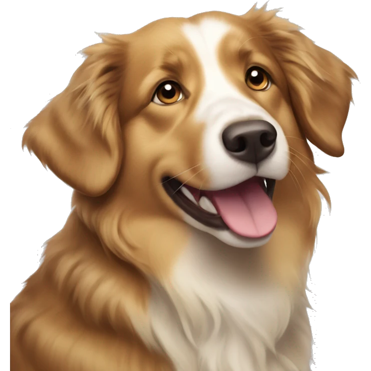 Australian Shepherd - Golden Retriever mix  emoji