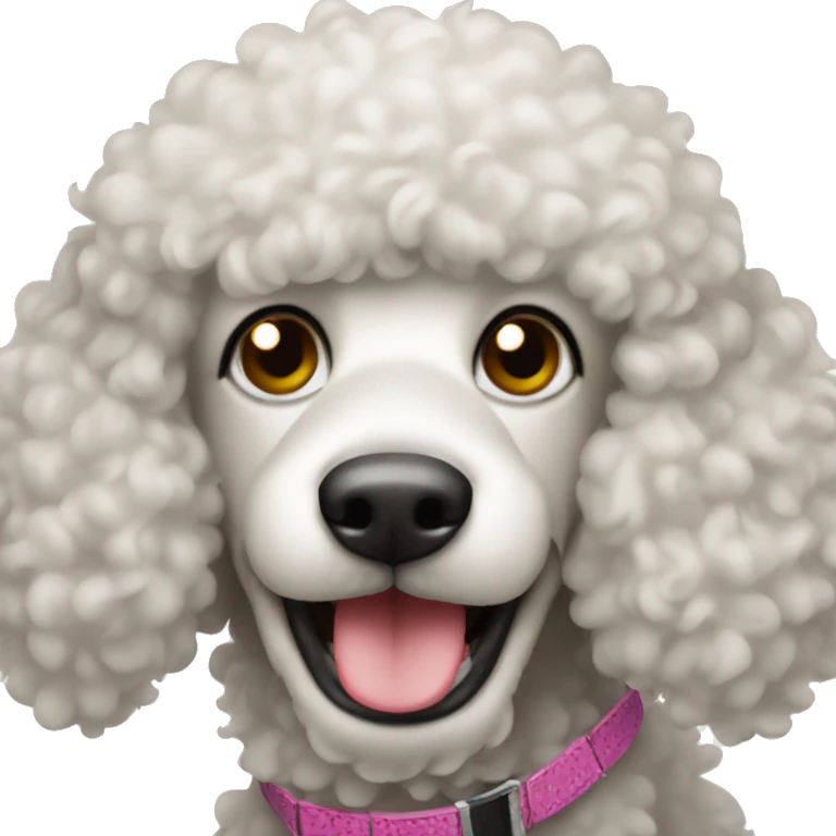partying poodle emoji