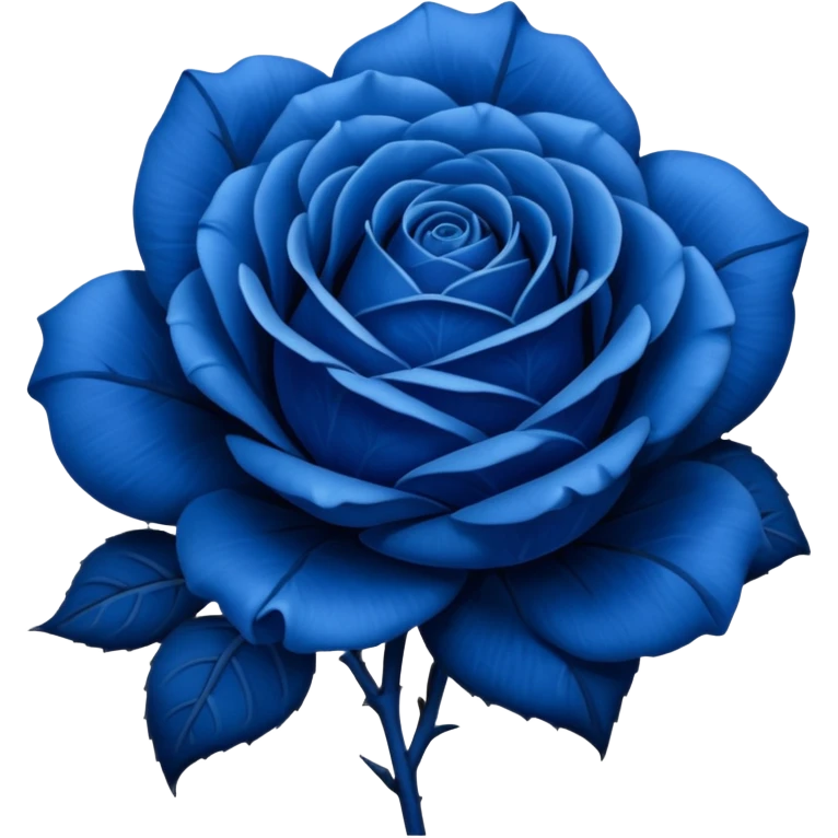 🌹💙flor azul emoji