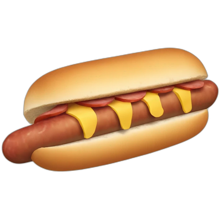 Bocadillo salchicha emoji