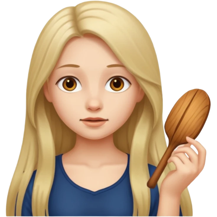 Girl with no clothes no underwear and bra emoji