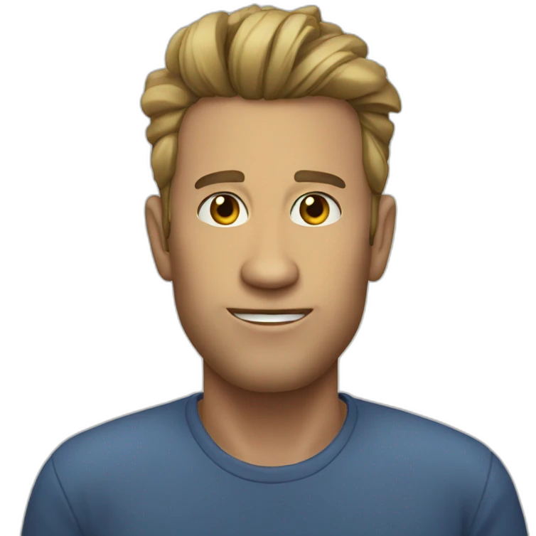 Giga chad face emoji