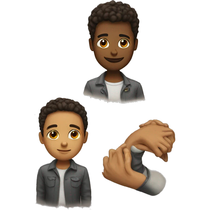 how touching emoji