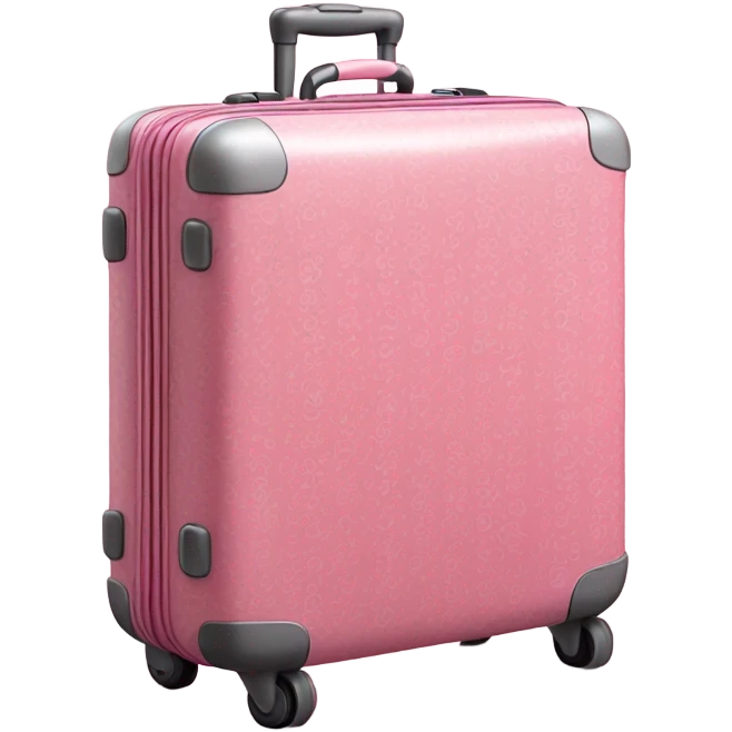 Pink suitcase emoji