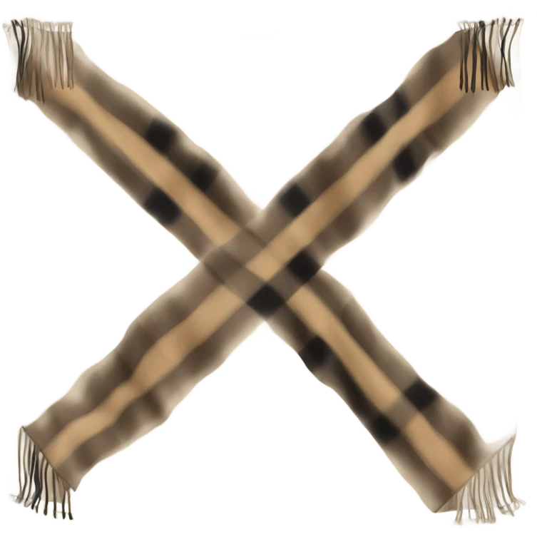 Burberry scarf  emoji