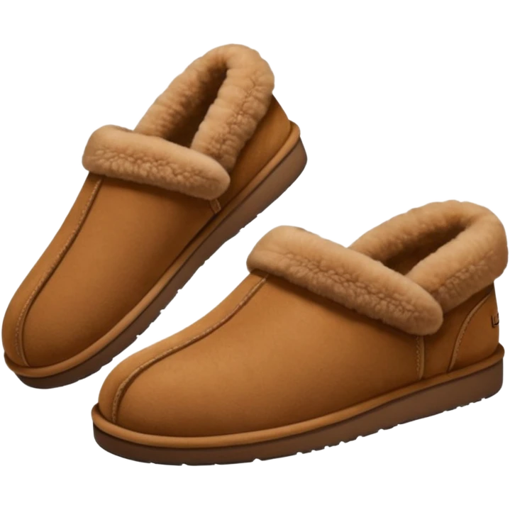 cozy autumn ugg slippers emoji