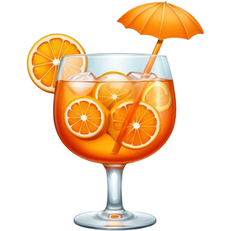iced drink aperol emoji