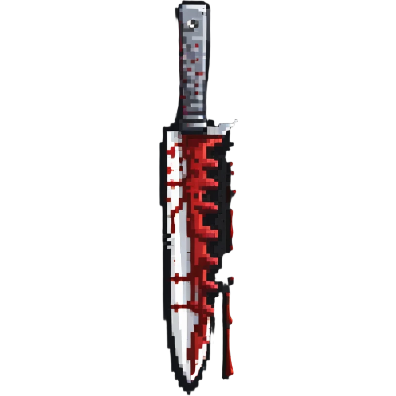 knife with blood splatter emoji