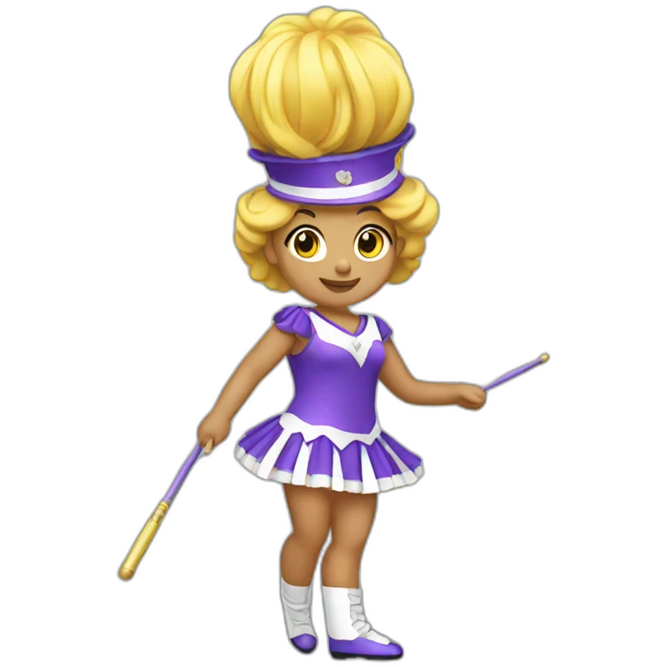 Majorette emoji