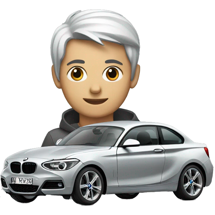 bmw 1 grey emoji