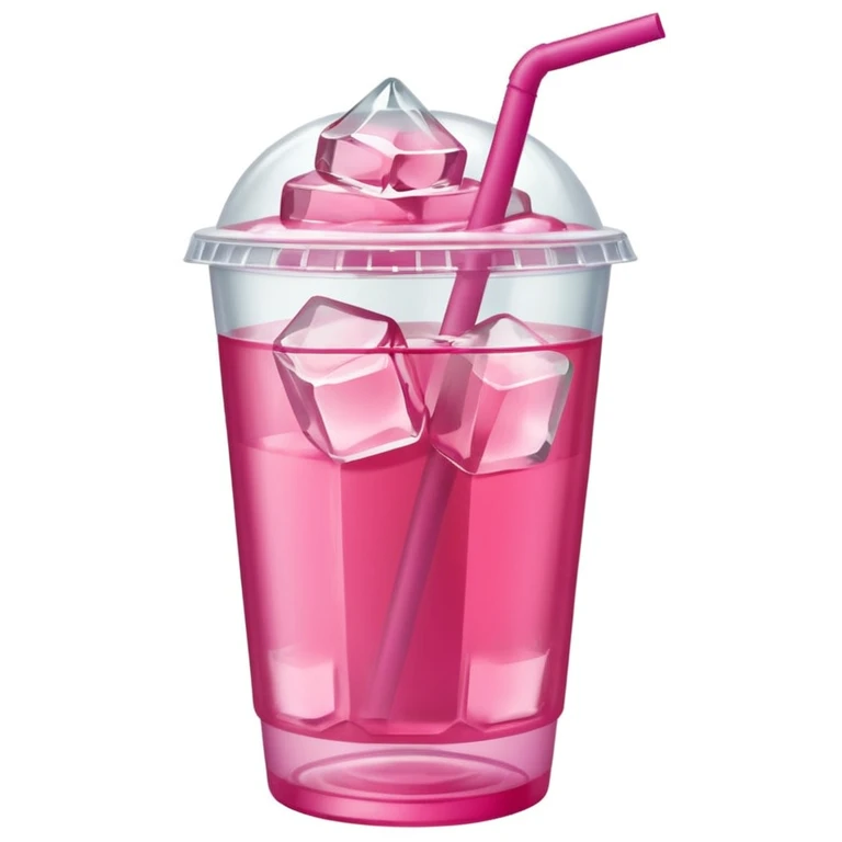 A Starbucks pink drink  emoji