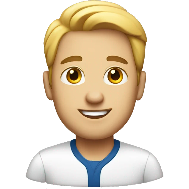 white delivery man emoji