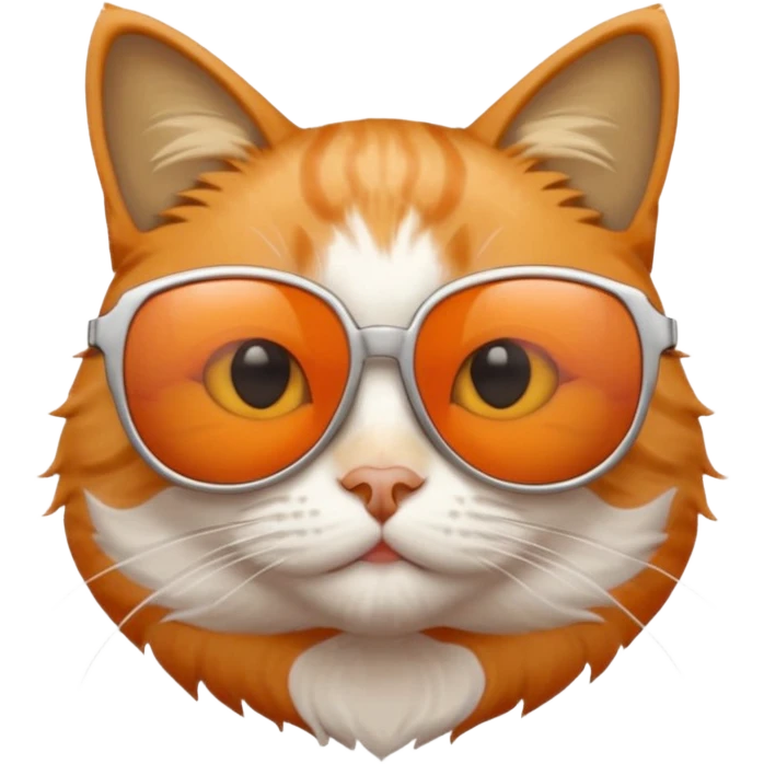Cat wearing sunglasses emoji