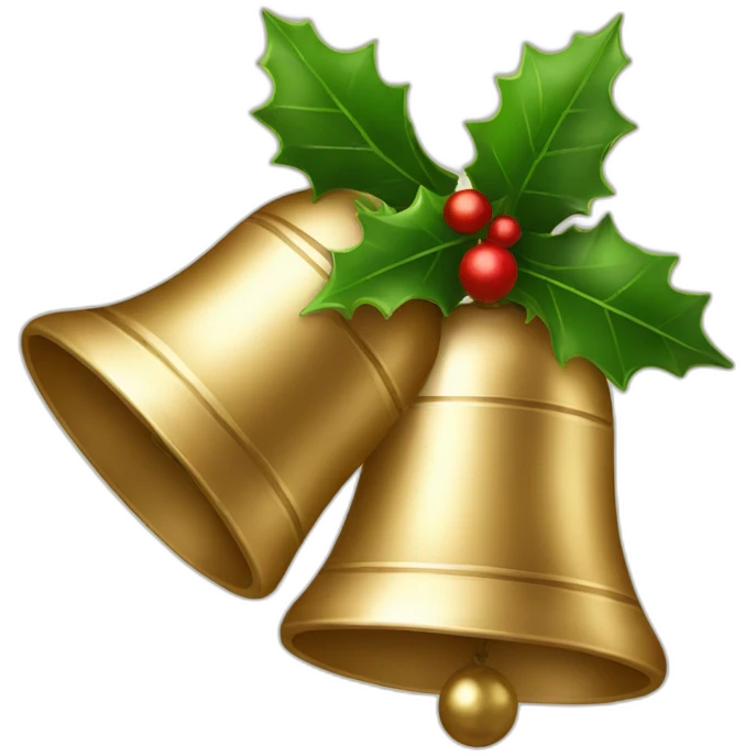 double christmas bells emoji
