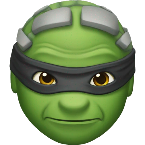 a ninja turtle president emoji
