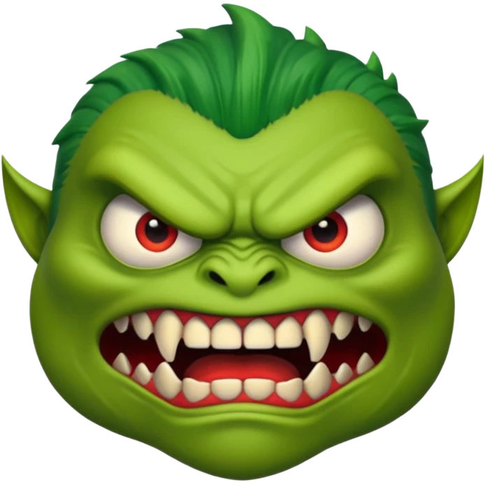 Mad monster  emoji