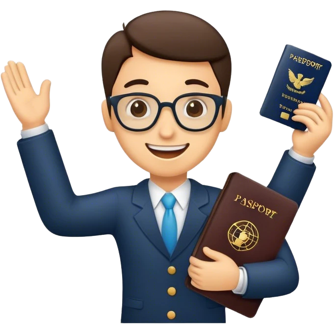 safe travels flying emoji