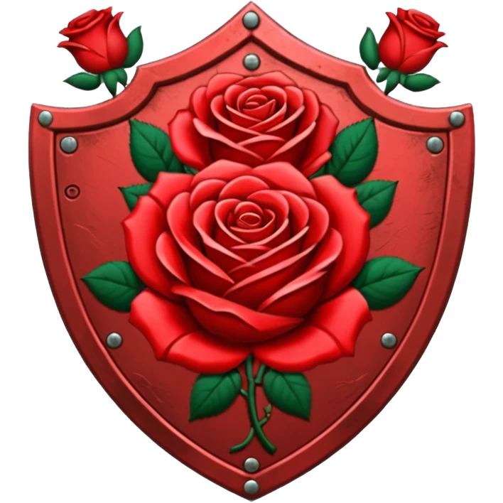 brasão com rosas condessa vermelha emoji