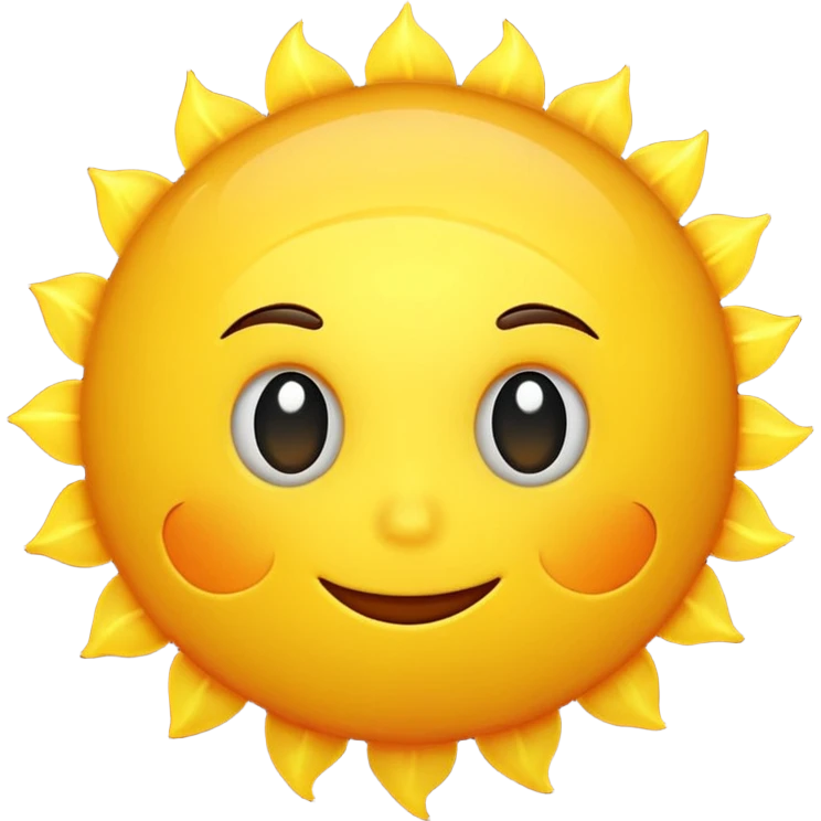 the SUN emoji