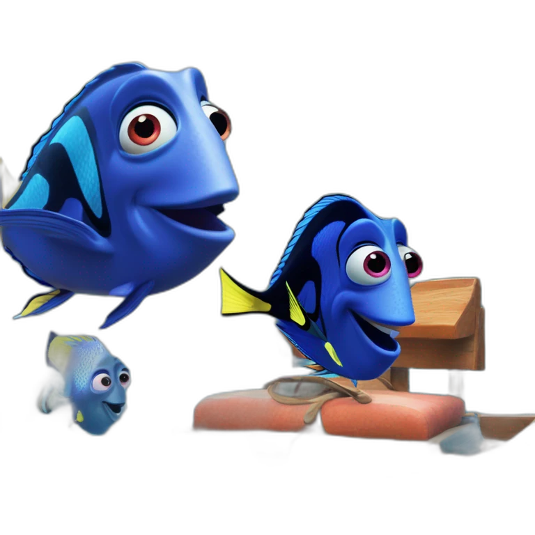 finding dory with fortnite emoji