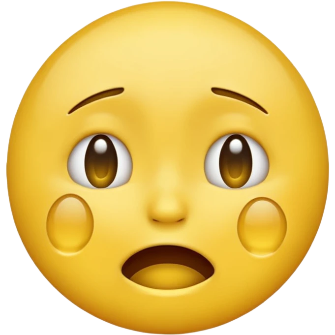 A cry laugh emoji that is more crying than laughing emoji