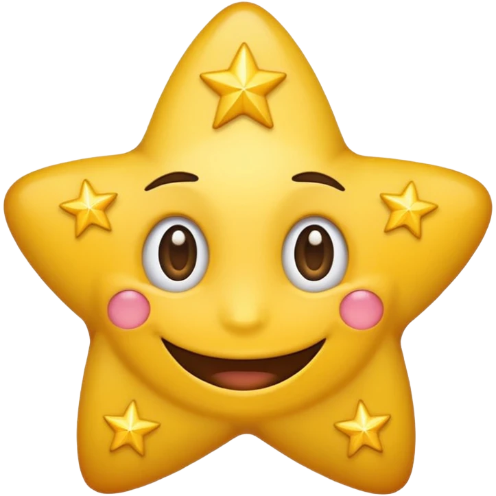 emoji sonriente con ojos de estrella emoji