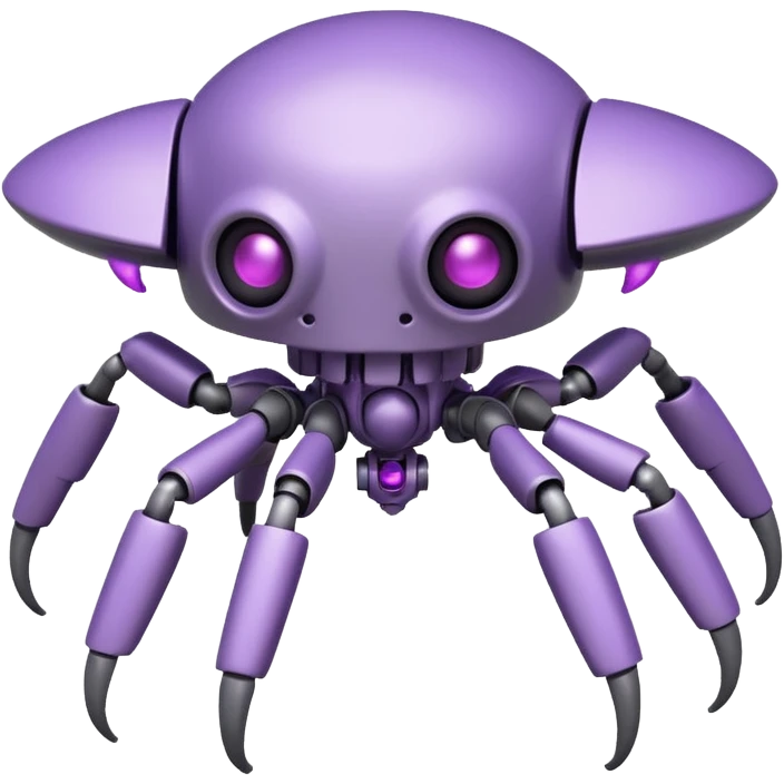 Grey Lavender Aerial Genesect-Duskull-creature emoji