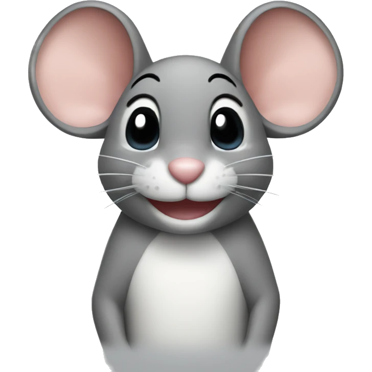 A mouse smiling emoji