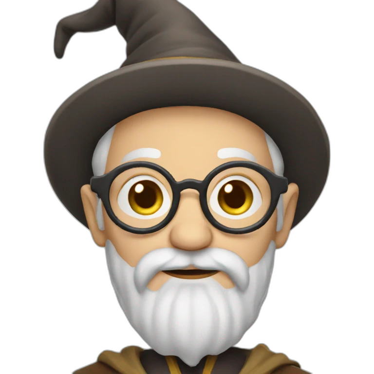 cute old wizard emoji