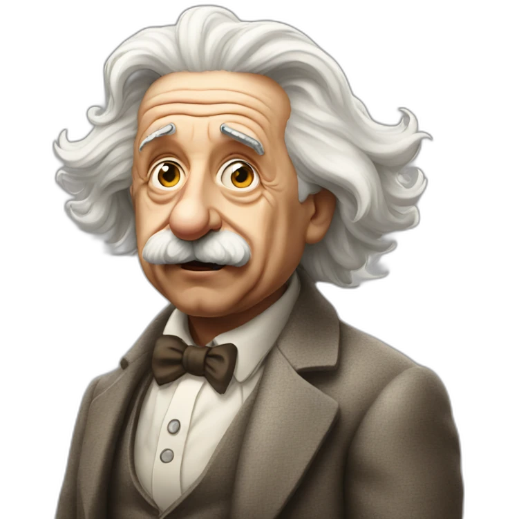 confused albert einstein emoji