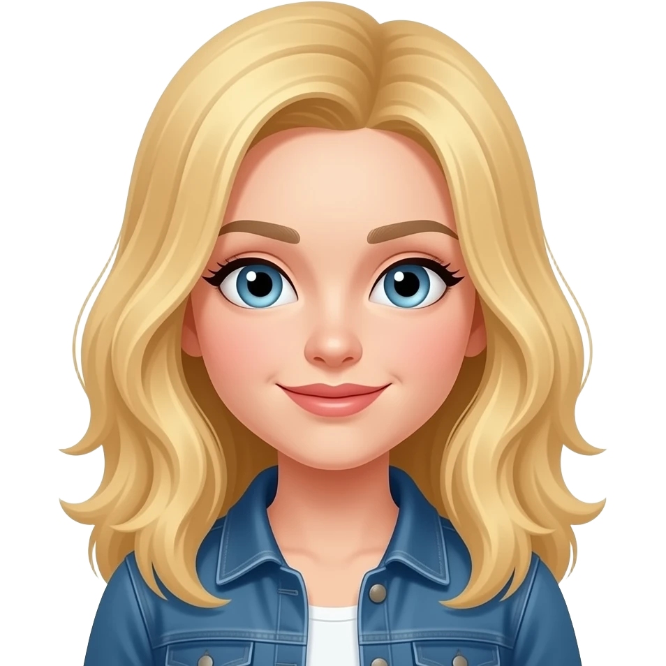 Mad Blonde girl emoji