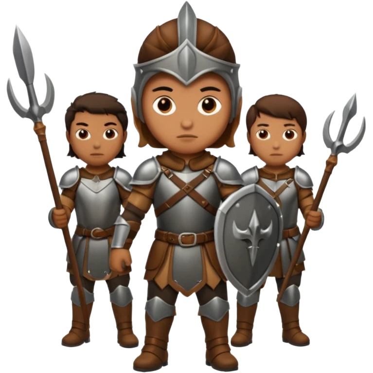 Hunters in ancient times emoji