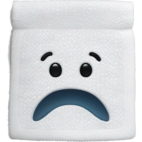 Tooth washcloth emoji