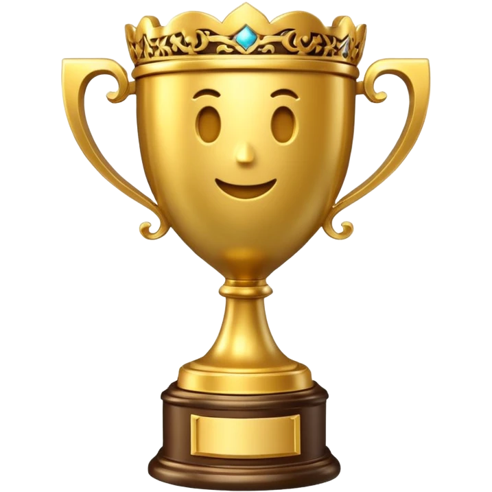 I want to generate a 3d image of a trophy emoji