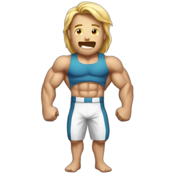 tensing muscle emoji