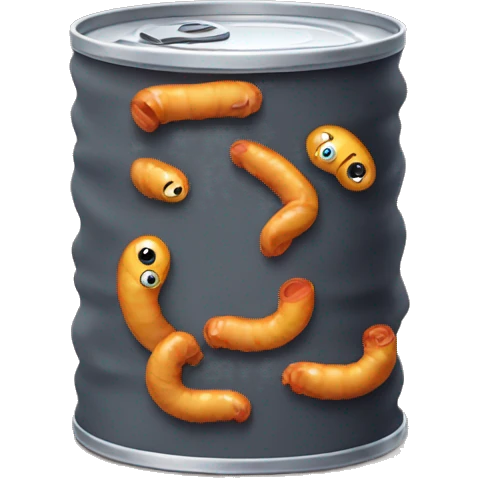 Can of worms emoji
