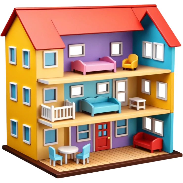 open doll house emoji