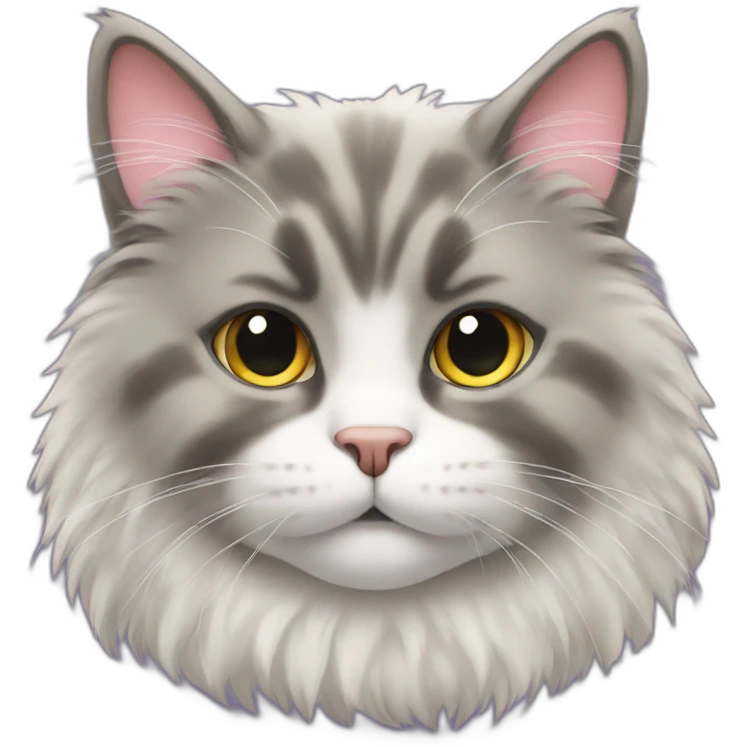 fluffy cat emoji