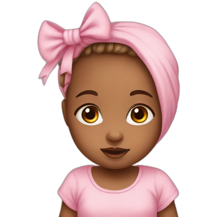 Baby girl emoji