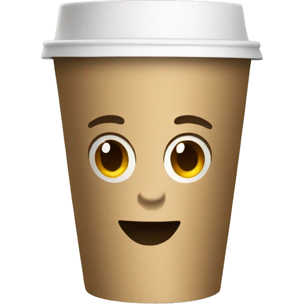 an empty Starbucks coffee cup  emoji