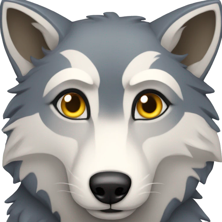 Loup 🐺 menaçant  emoji