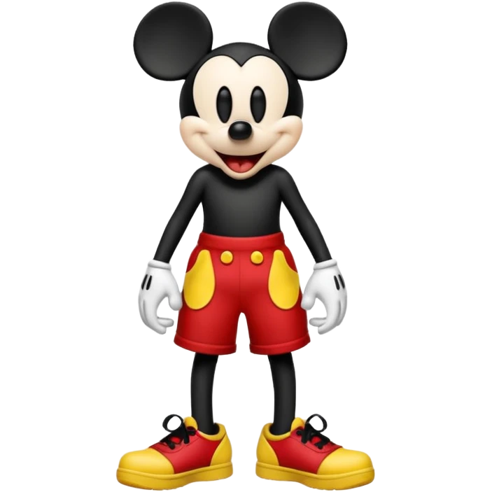 Evil mickey mouse emoji