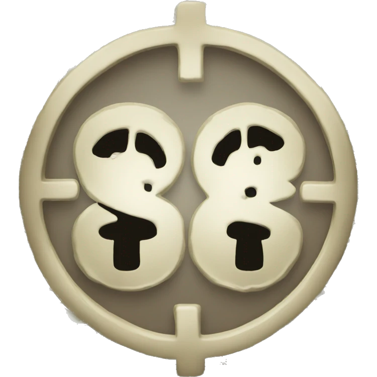 Dollar emoji with a prohibition emoji emoji