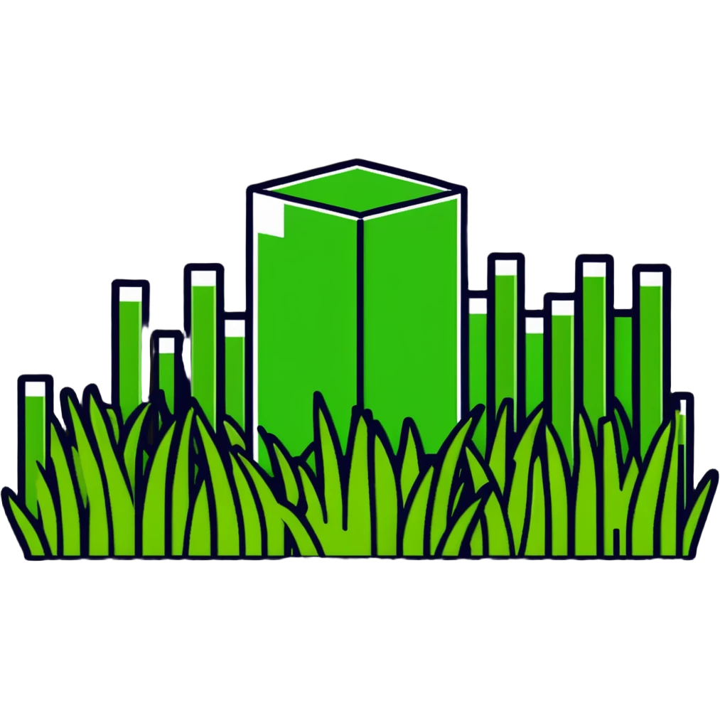 Minecraft grass block emoji